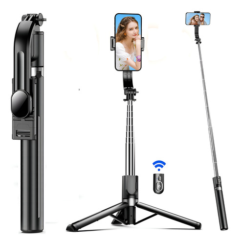 Estabilizador Tripode Palo Selfie 3 En 1  Con Bluetooth