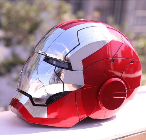 Casco electrónico Iron Man, juguete Iron Man con voz