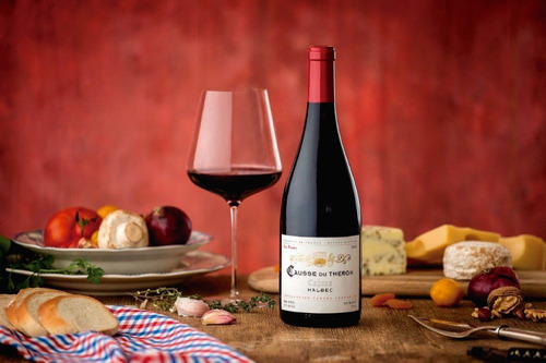Vino Francia Cahors Causse Du Théron En Pente Malbec - X6