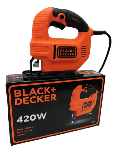 Sierra Caladora 420 W Vv 0-3000 Cp Black And Decker Ks501-b3