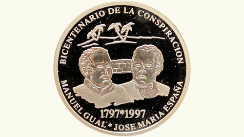 Venezuela, 500 Bolívares, 1997, Au+. ** Gual Y España**