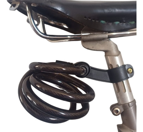 Imagem 6 de 8 de Cadeado Bike Bicicleta Elleven Com Chave Anti Furto