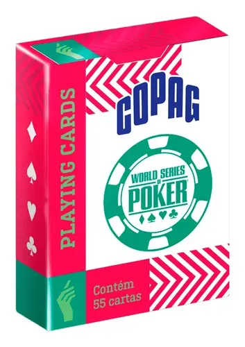2 Baralhos Pro Wsop World Series Poker Size 110 Cartas Copag Cor