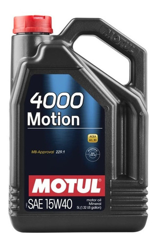 Aceite Motul 4000 Motion 15w40 (4x4l)