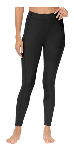 Pantalón De Equitación Para Mujer Con Bolsillos Y Cremallera