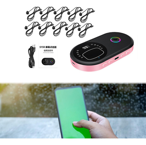 Juego De Clicker Automático Ajustable Compacto, 10 Clics