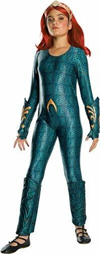 Rubie's Girls Aquaman Movie Deluxe Mera - Disfraz Para Niña 