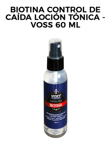 Biotina Control De Caída Loción Tónica 60 Ml