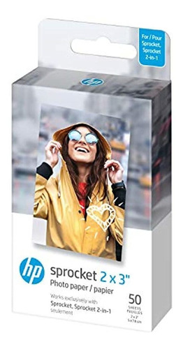 Hp Sprocket Photo Paper, Exclusively For Hp Sprocket Portabl