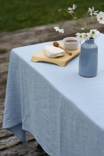 Pizarra pañuelo mantel 130x190 cm Tablecloth algodón blanco liso nuevo