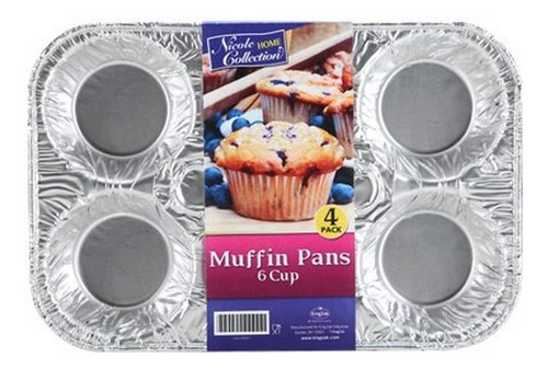 Muffin De Aluminio De Aluminio De 6 Cavidad Ecológico-bande