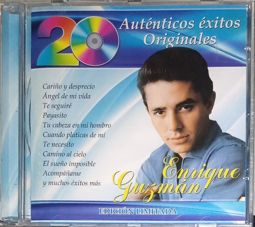 Enrique Guzmán - 20 Auténticos Éxitos Originales - Cd