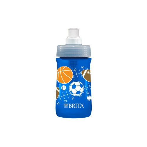 Botella Filtro Agua Brita Para Niños - Azul Marino, 13 Oz.