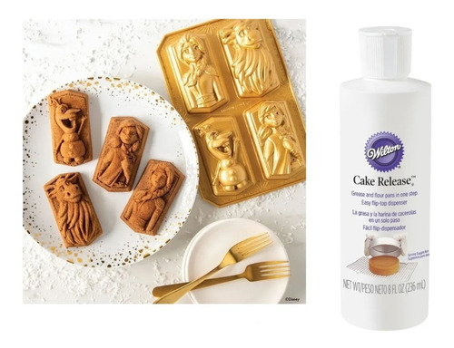 Imagen 4 de 9 de Desmoldante Liquido Para Tortas Kosher Wilton Titanweb