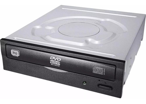 Imagen 5 de 6 de Quemador Dvd Liteon Ihas124 Sata Interno 24x Negro Bulk