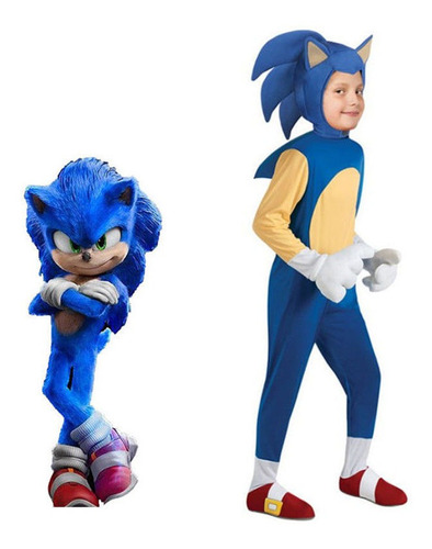 Halloween Sonic El Hedgehog Cosplay Disfraces Para Niños