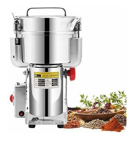 Maquina Pulverizadora De Grano Hierbas 1000g Goldenwall Acer