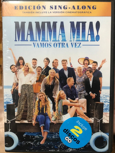 Dvd Mamma Mia 2 Vamos Otra Vez / Here We Go Again