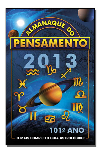 Libro Almanaque Do Pensamento 2013 De Editora Pensamento Pe