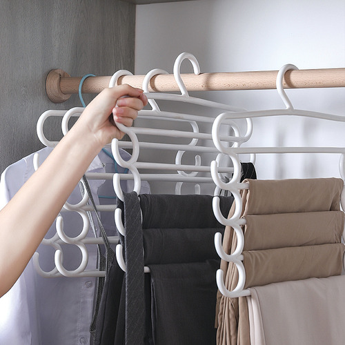 Colgador De Pantalones De Varias Capas, 3 Unidades, Que Ahor