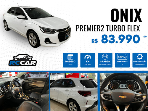 Chevrolet Onix Hatch 1.0 12V 4P FLEX PREMIER 2 TURBO AUTOMÁTICO