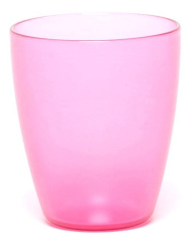 Vaso Plastico 300cc 8,5x10cm Fucsia Traslucido Vonne