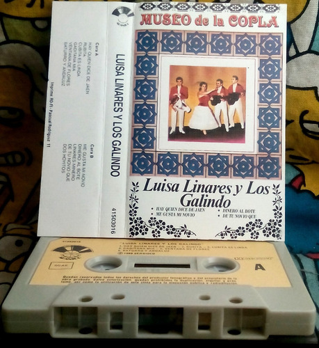 Cassette -  Luisa Linares Y Los Galindo - Made In España