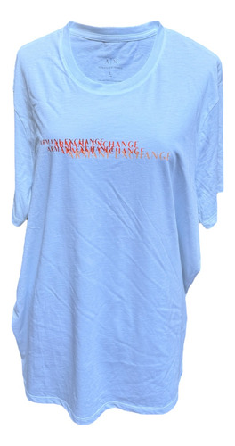 Remera Armani Exchage Mujer Original 100% Algodon Pima