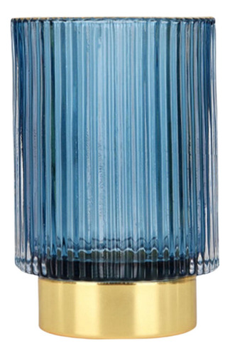 Cilindro Lápiz Pinceles De Maquillaje Titular Arreglo Azul