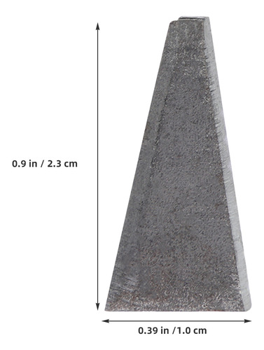 20 Peças Axe Wedge Triangle Steel Handle Wedge Carbon Steel
