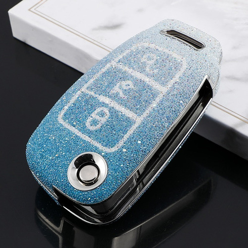 Funda De Llave Audi 3 Botones Diamond Flip Cover