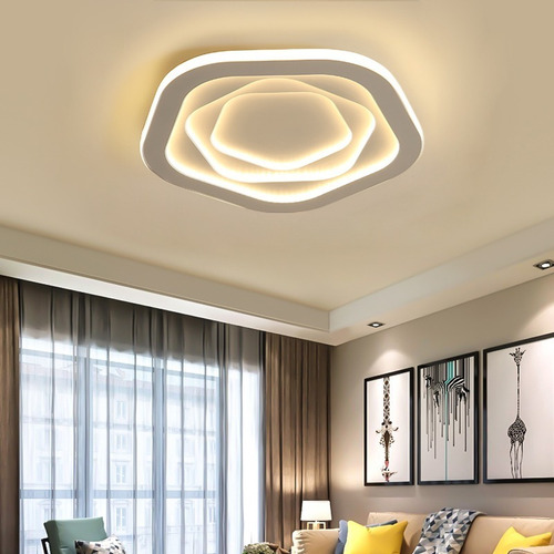 Imagen 4 de 10 de Luminaria Plafon Spot Techo Led 68w Y Control Remoto Mas Led