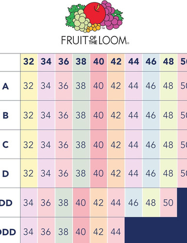 A Sosten Deportivo Fruit Of The Loom Para Mujer Con Cierre