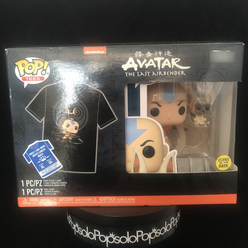 Funko Pop! Avatar Momo Glow In The Dark + Playera Versión Uk (Usado)