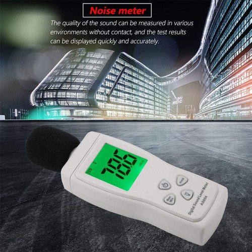 Medidor De Nivel De Sonido Digital, Smart Sensor As804
