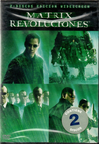 Matrix Revoluciones (2 Dvd) - Dvd Nuevo Orig Cerrado - Mcbmi