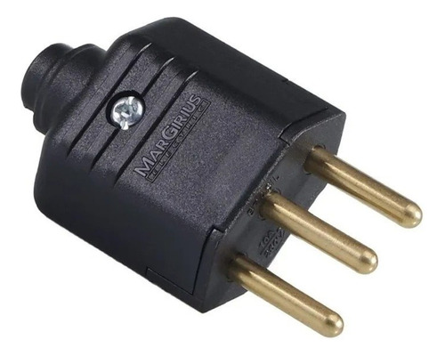 Tomada Plug 3 Pino Com Terra 10 Amperes Kit 2 Unidades 