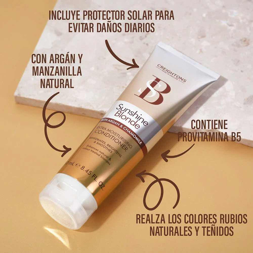 Creightons Sunshine Blonde Acondicionador Extra Hidratante