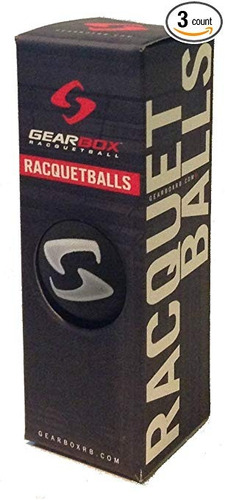 La Caja De Cambios Racquetballs - 3 Bola Pack - Negro Elegan