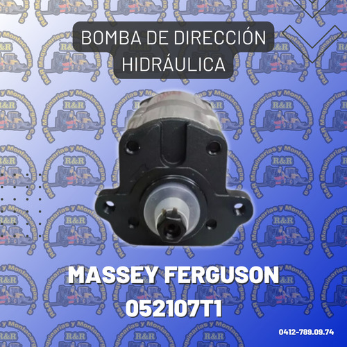 Bomba De Dirección Hidráulica Massey Ferguson 052107t1