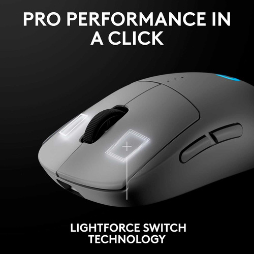 Mouse Gamer Logitech G Pro 2 Wireless Hero 2 32k Rgb White