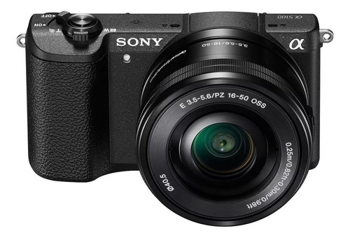 Imagen 4 de 7 de Sony Kit Alpha 5100 + lente 16-50mm OSS ILCE-5100L sin espejo color negro