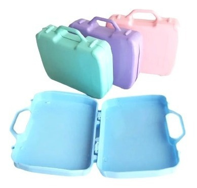 Imagen 2 de 2 de Mini Valijas Plasticas Colores Souvenir Candy Bar X 20 Unid