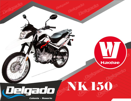 Moto Haojue Nk 150 Financiada 100% Y Hasta En 60 Cuotas