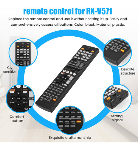 Mando A Distancia Para Yamaha Rx-v375 Rx-v467 Rx-v565 Rx-v56