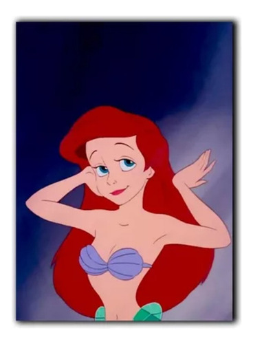 5d: Pintura De Diamantes 5d Diy 60x40cm - Ariel La Sirenita