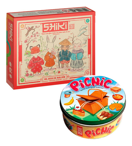 Shiki + Picnic Combo Juego De Mesa Scarlet Kids