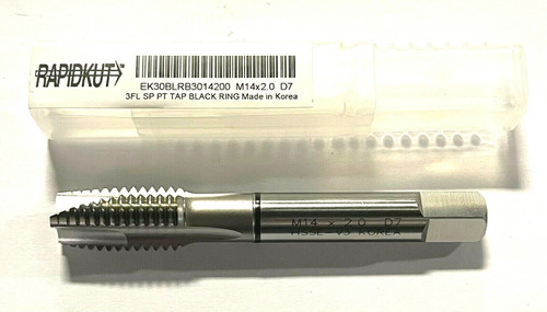 Rapidkut M14 X 2mm Spiral Point Plug Tap High Performanc Ssf