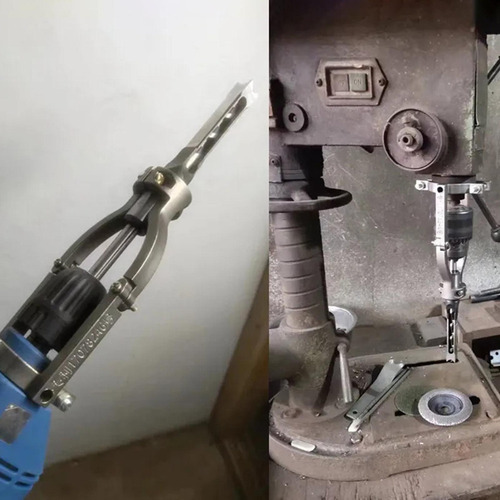Taladro De Orificio Cuadrado Soporte Fijo Mano De Obra