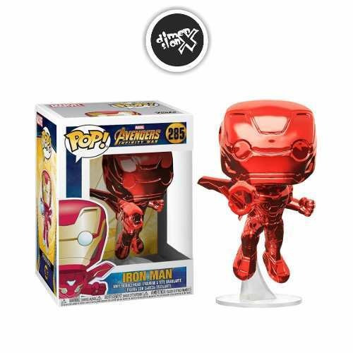 Figura de acción  Iron Man Red Chrome de Funko Pop!